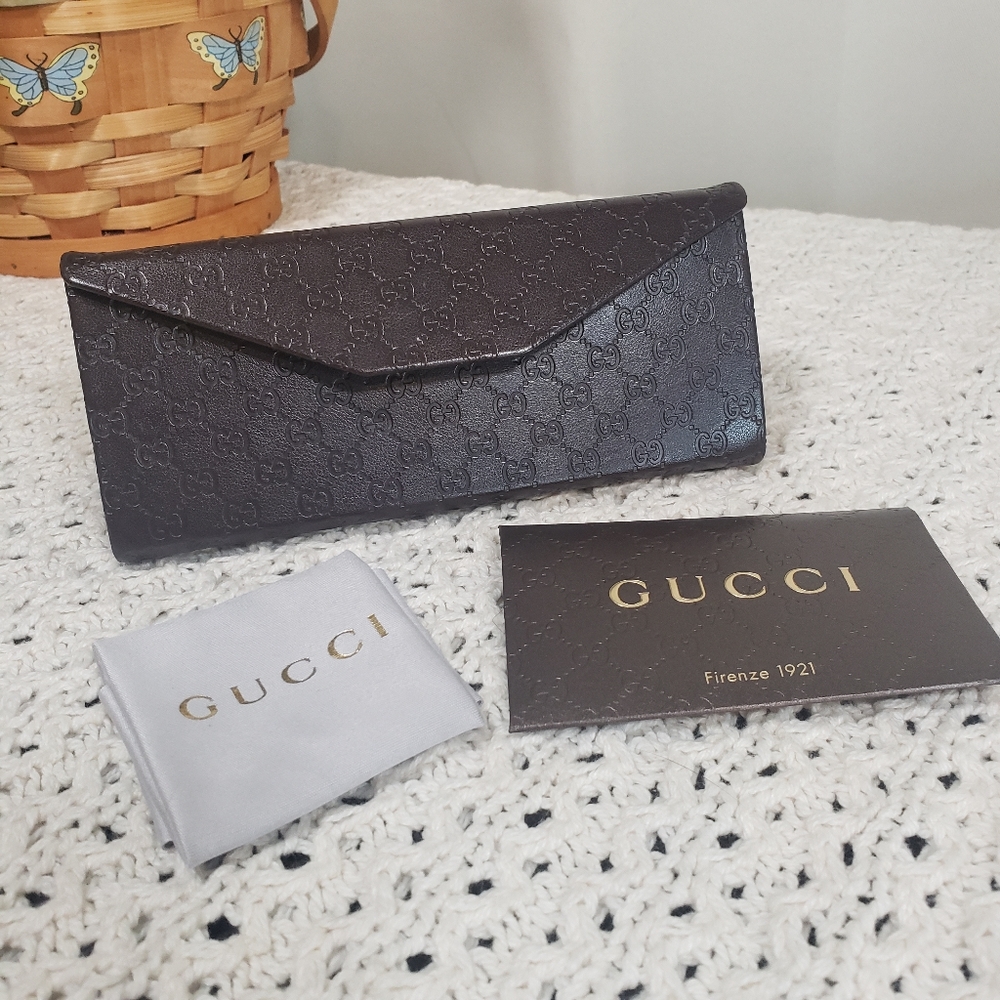 Gucci eyeglass case